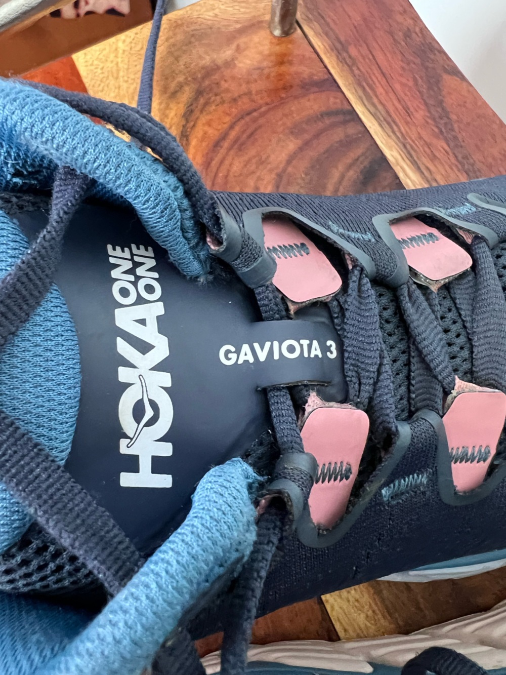 HOKA One One Gaviota 3 Ombre Blue Rosette Stability Running Shoes Women’s US 9B - Picture 9 of 12